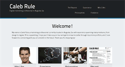 Desktop Screenshot of calebrule.com